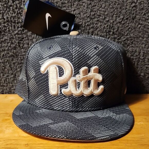 Pitt Embroidered Plaid Cap - Black and Cream - Picture 1 of 11